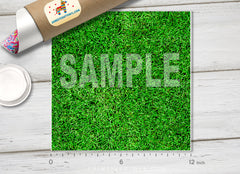 Green Grass Patterned Adhesive Vinyl 089