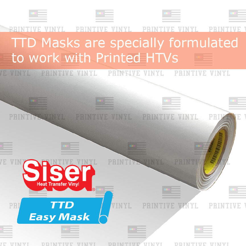 SISER TTD Mask( application tape) for HTV 20" X 12" - Printive Vinyl | Patterned Vinyl