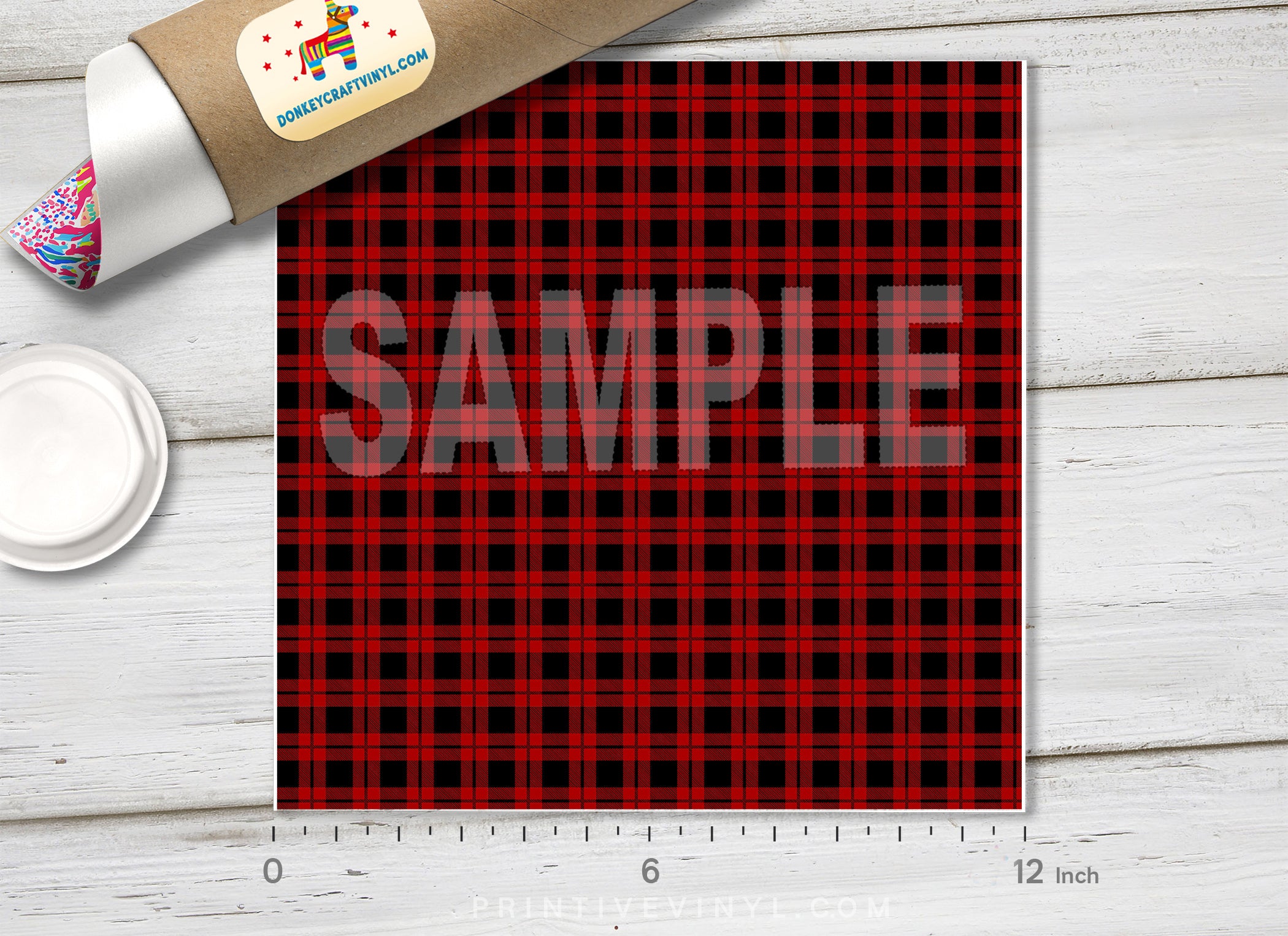 Lumberjack plaid Patterned HTV 041