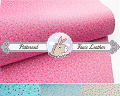 Donut Sprinkles Printed Faux Leather FL-001