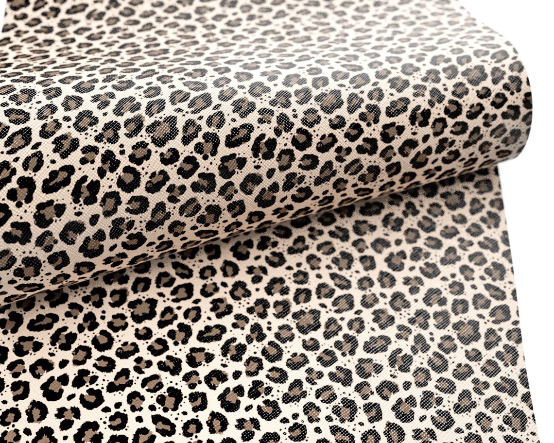 Leopard Printed Faux Leather FL021