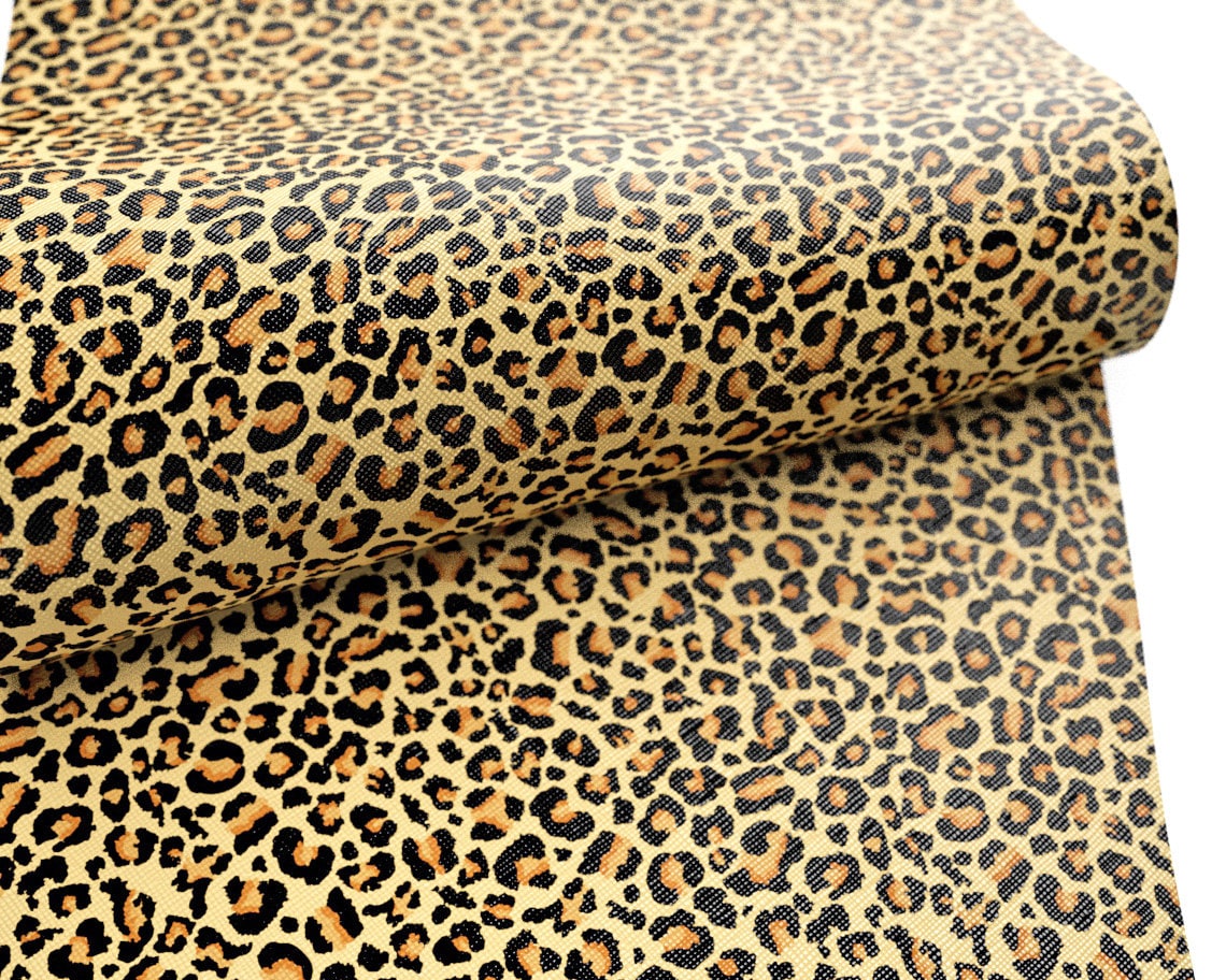 Leopard Printed Faux Leather FL021