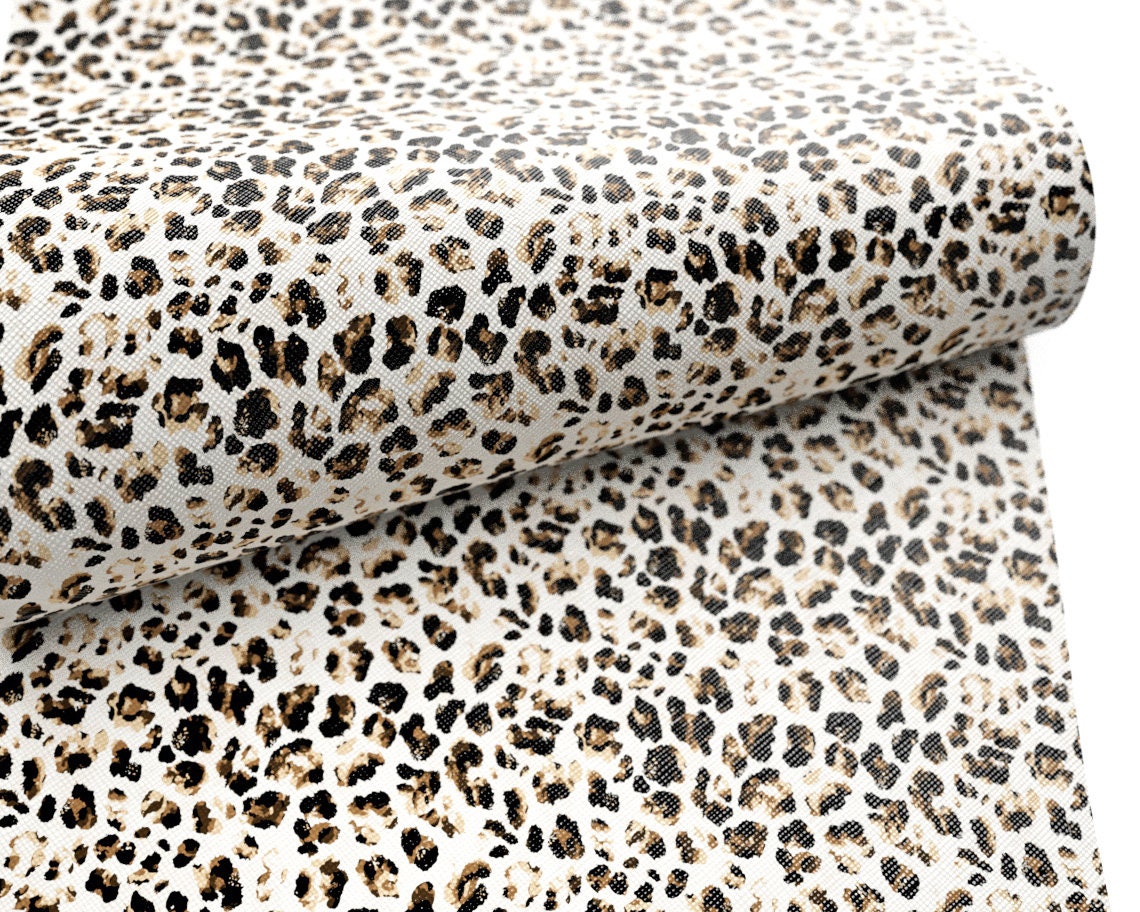 Leopard Printed Faux Leather FL022