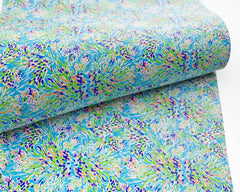 Summer Sea Reef Printed Faux Leather FL023