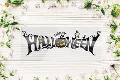 Happy Halloween DTF Transfer for T-shirts, heat Transfer, Ready To Press Heat Press Transfers DTF09