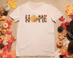 Thanksgiving, Pumpkin, Home DTF Transfer for T-shirts, Hoodies, heat Transfer, Ready To Press Heat Press Transfers DTF19