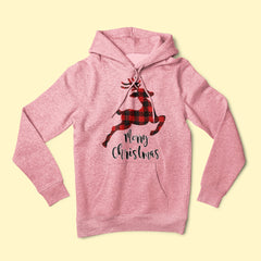 Merry Christmas Reindeer DTF Transfer for T-shirts, Hoodies, Heat Transfer, Ready To Press Heat Press Transfers DTF24