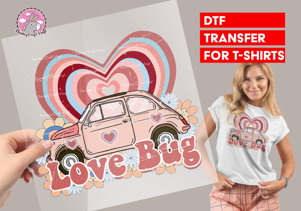Ready to Press DTF Transfers My Dog is My Valentine Paws Iron on Transfers  Valentines Day Direct to Film Transfers 