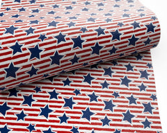 American Flag Patterned Faux Leather FL047